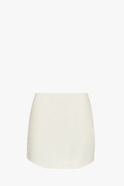 Basic Mini Skirt White