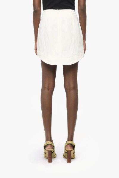 Basic Mini Skirt White