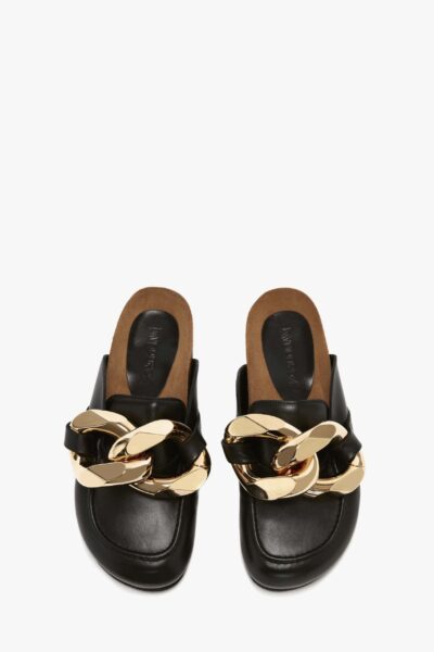 Carpenter Loafer Black Mules