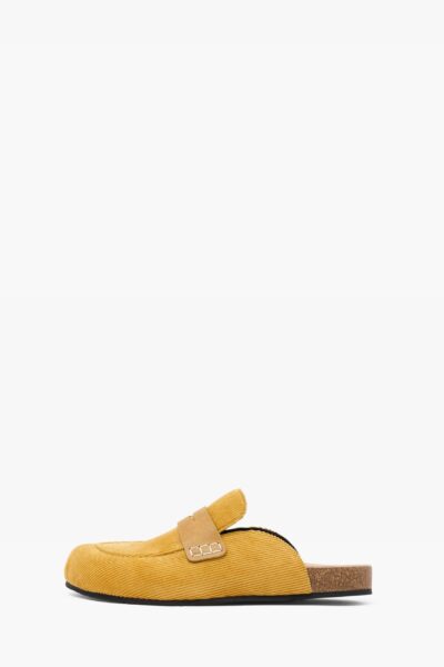 Caramel Loafer Sandy Mules