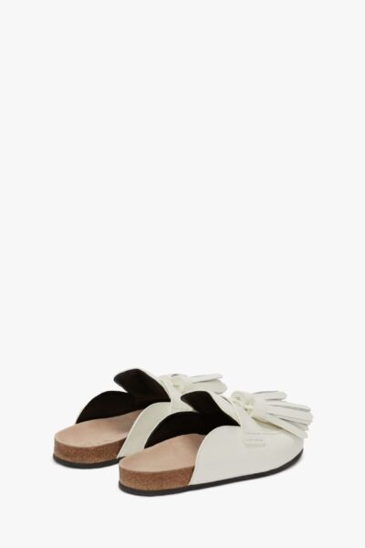 Coe Loafer White Mules